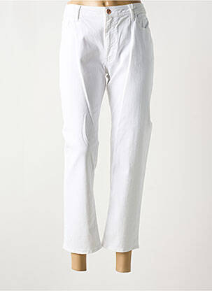 Blugi cu croială dreaptă alb KANOPE femeie