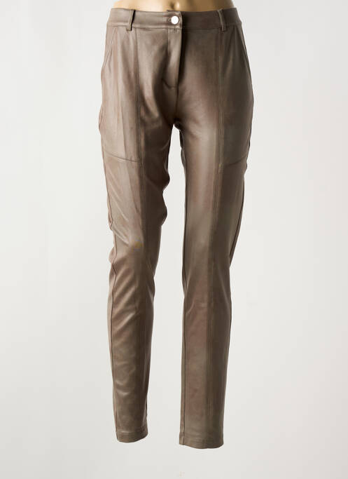 Pantalon slim verde EVA KAYAN femeie