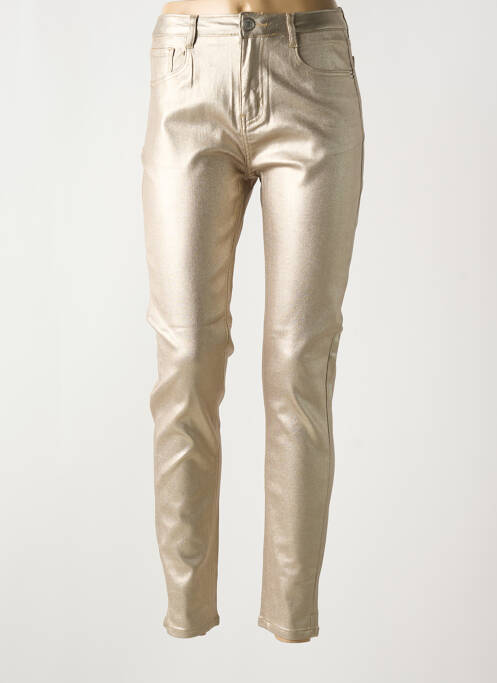 Pantalon slim auriu RINO & PELLE femeie