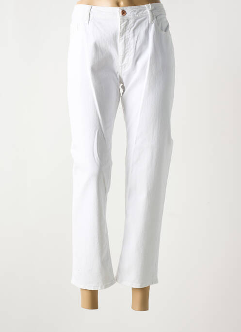 Blugi cu croială dreaptă alb KANOPE femeie