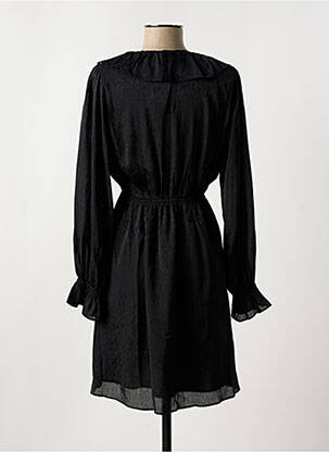 Rochie scurtă croială fluidă mâneci lungi negru MOLLY BRACKEN femeie