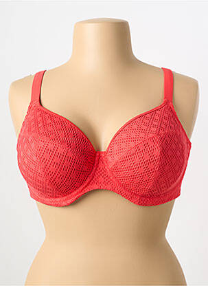 Sutien de costum de baie bretele elastice portocalie ELOMI femeie