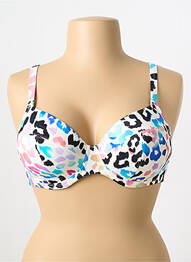 Sutien de costum de baie sutien cupe întregi cu decolteu înalt sutien cupe întregi cu decolteu înalt alb FANTASIE femme