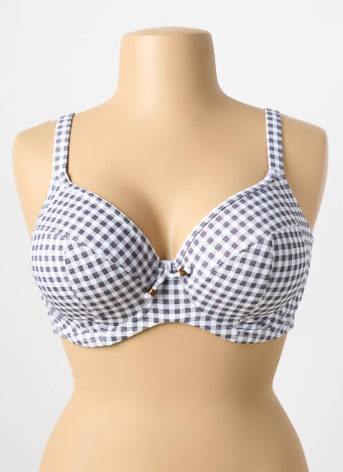 Sutien de costum de baie gri ELOMI femeie