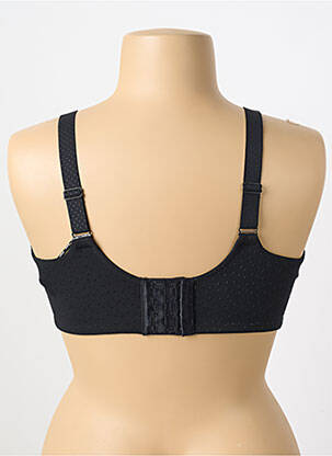 Sutien efect material satinat sutien cupe întregi cu decolteu înalt negru WACOAL femeie