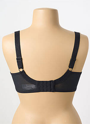 Sutien efect material satinat top sutien modelat negru ELOMI femeie
