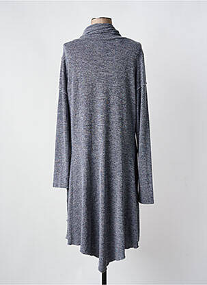 Rochie midi mâneci lungi mâneci lungi gri COLINE femeie
