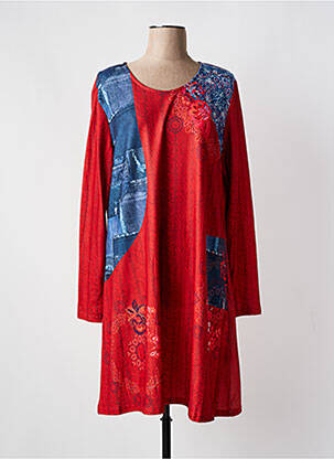 Rochie midi portocaliu COLINE femeie