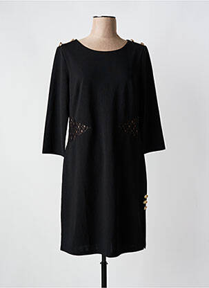 Rochie midi mâneci 3/4 mâneci 3/4 negru JUS D'ORANGE femeie