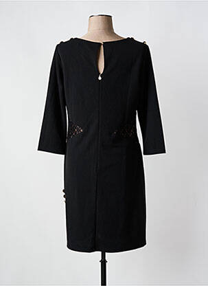 Rochie midi mâneci 3/4 mâneci 3/4 negru JUS D'ORANGE femeie