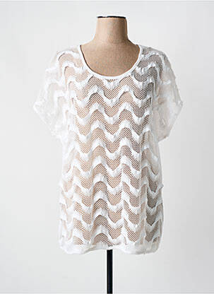 Tricou alb COLINE femeie