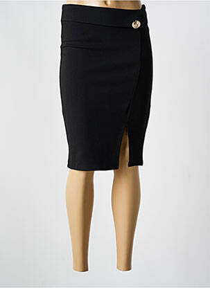 Fustă midi negru ESTHER.H femeie