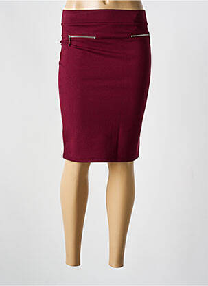 Fustă midi roșu GOLD SK femeie