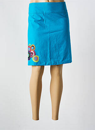 Fustă midi albastru COLINE femeie