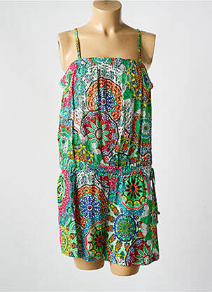 Salopetă scurtă verde COLINE femeie