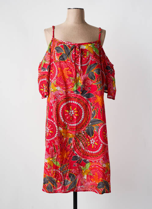 Rochie midi roșu COLINE femeie