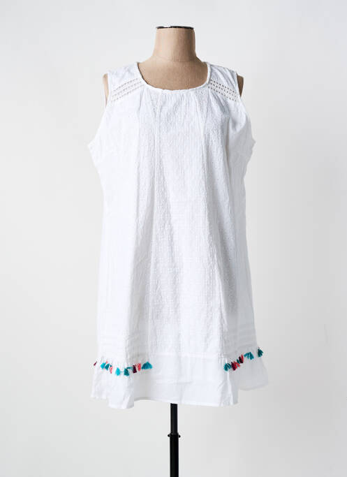 Rochie scurtă alb COLINE femeie