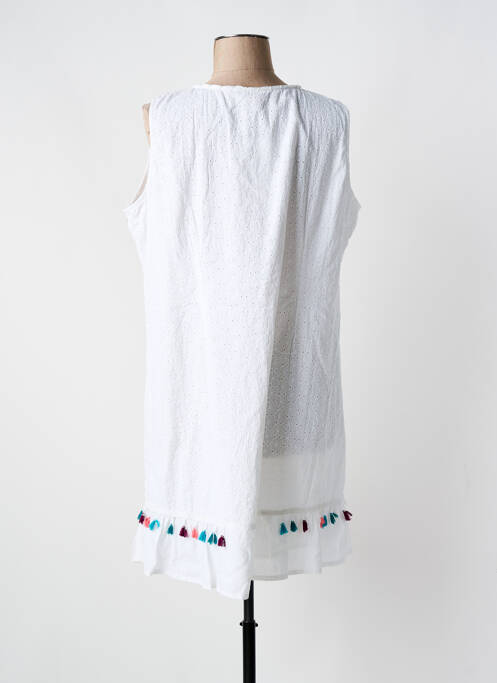 Rochie scurtă alb COLINE femeie