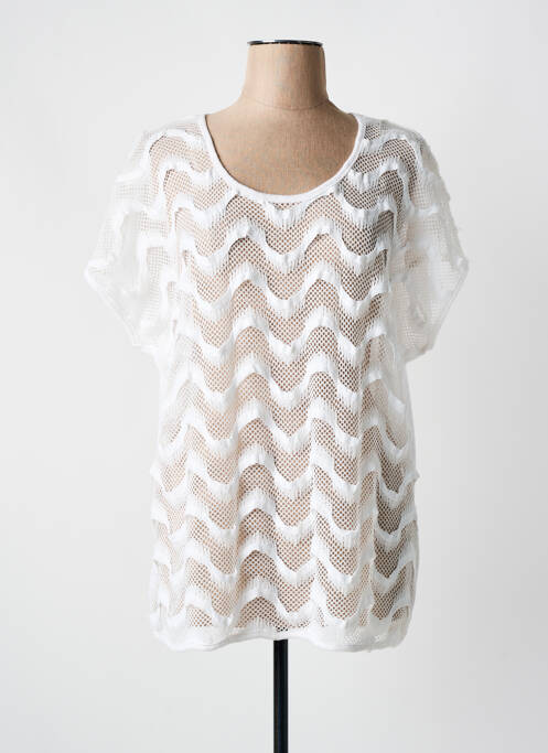 Tricou alb COLINE femeie