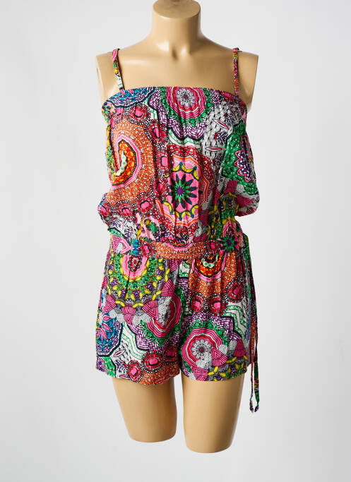 Salopetă scurtă roz COLINE femeie