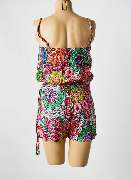 Salopetă scurtă roz COLINE femeie