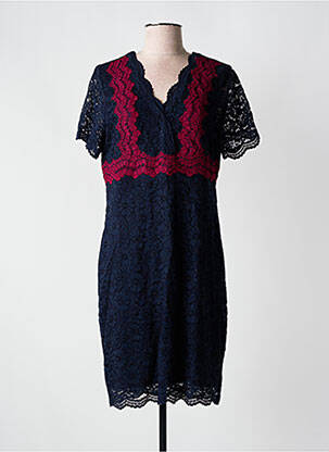 Rochie midi mâneci scurte mâneci scurte albastru JUS D'ORANGE femeie
