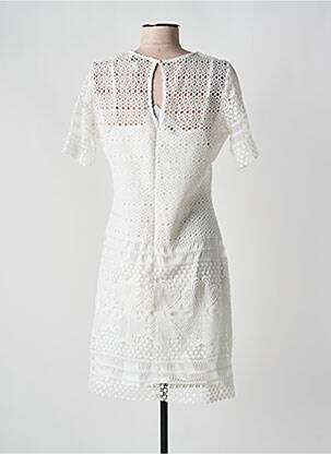 Rochie midi mâneci scurte mâneci scurte alb JUS D'ORANGE femeie