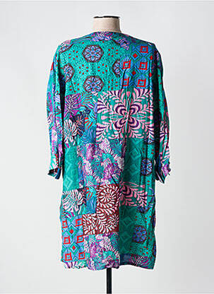 Rochie scurtă mâneci lungi mâneci lungi verde COLINE femeie