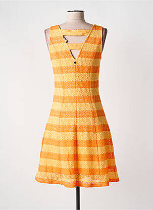 Rochie midi fără mâneci fără mâneci portocalie JUS D'ORANGE femeie
