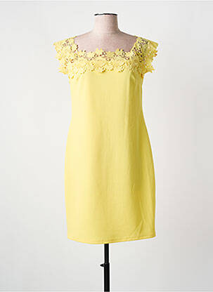 Rochie scurtă galben JUS D'ORANGE femeie