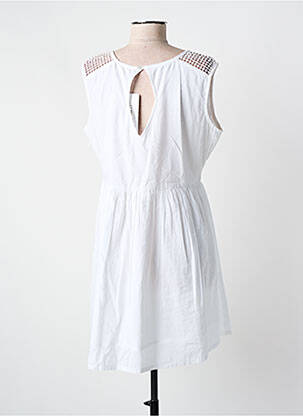 Rochie scurtă mâneci scurte mâneci scurte alb COLINE femeie