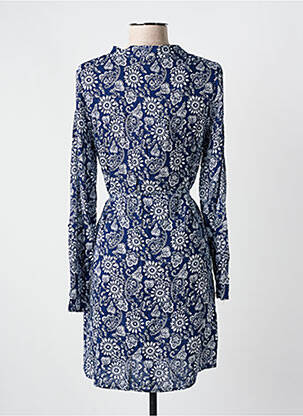 Rochie scurtă mâneci lungi mâneci lungi albastru COLINE femeie