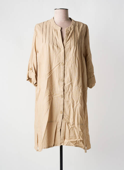 Rochie midi bej COLINE femeie