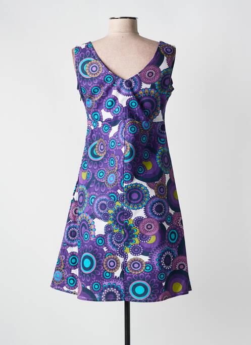 Rochie midi violet COLINE femeie