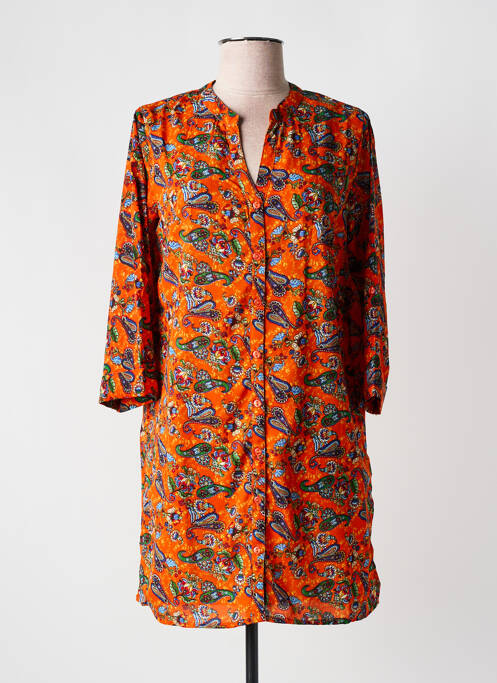 Rochie scurtă portocaliu COLINE femeie