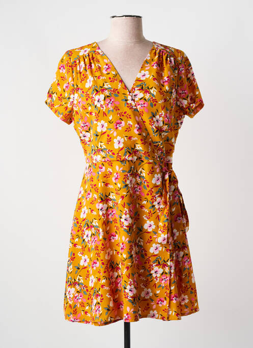 Rochie scurtă galben CERISE BLEU femeie