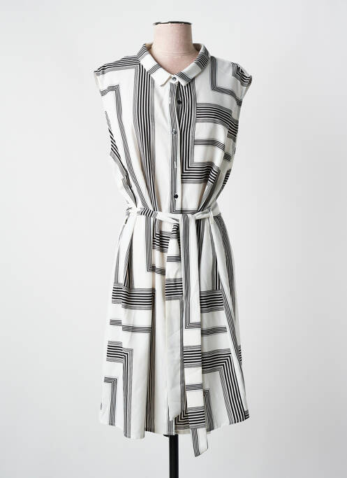 Rochie midi alb NOUGAT femeie