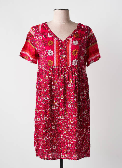 Rochie scurtă roz COLINE femeie