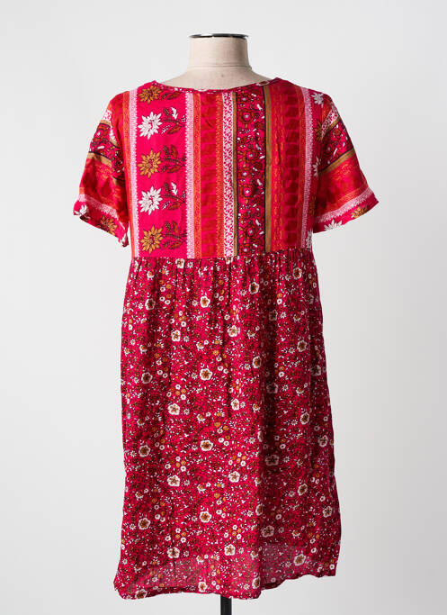 Rochie scurtă roz COLINE femeie