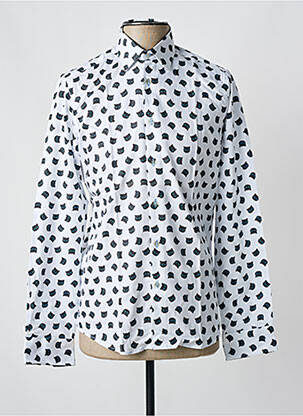 Cămașă cu mâneci lungi alb OSCAR bărbat