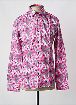 Cămașă cu mâneci lungi roz OSCAR bărbat