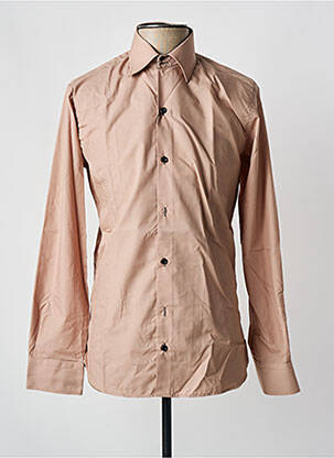 Cămașă cu mâneci lungi maro JEEL bărbat