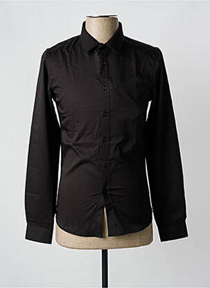 Cămașă cu mâneci lungi negru ROSS CARRA bărbat