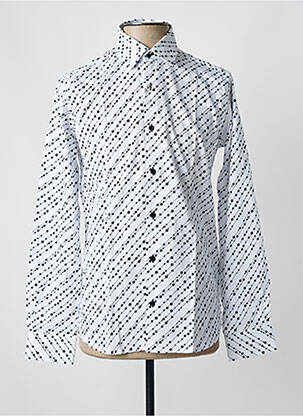 Cămașă cu mâneci lungi alb OSCAR bărbat