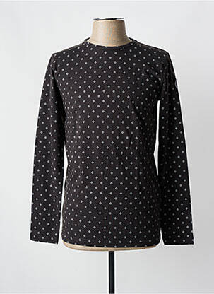 Tricou croială cambrată mâneci lungi gri HOPENLIFE bărbat