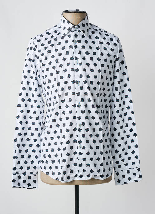 Cămașă cu mâneci lungi alb OSCAR bărbat