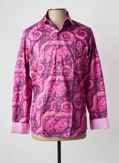 Cămașă cu mâneci lungi roz OSCAR bărbat