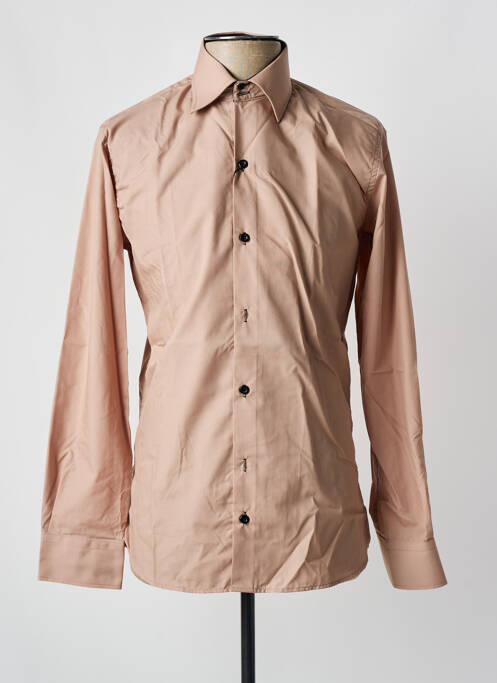 Cămașă cu mâneci lungi maro JEEL bărbat