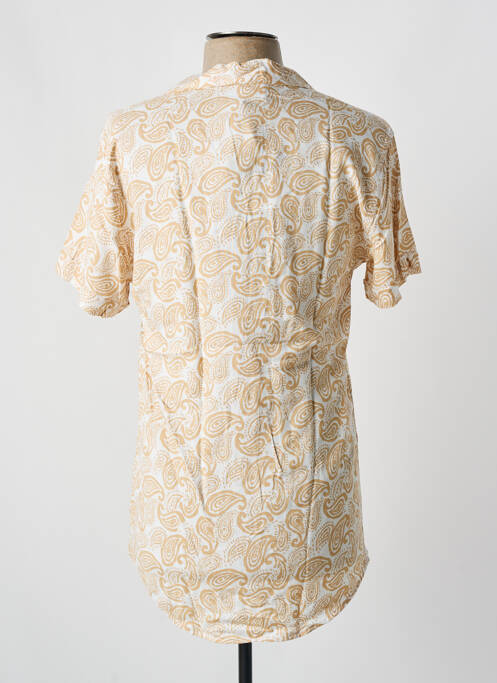 Cămașă cu mâneci scurte bej KZR bărbat