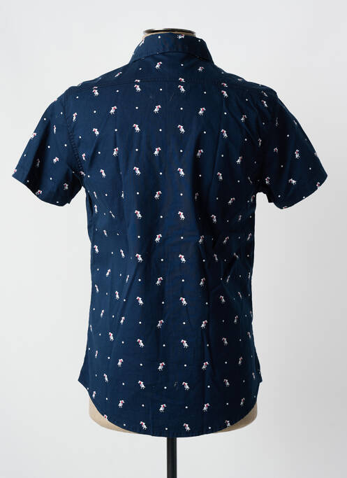 Cămașă cu mâneci scurte albastru KENZARRO bărbat